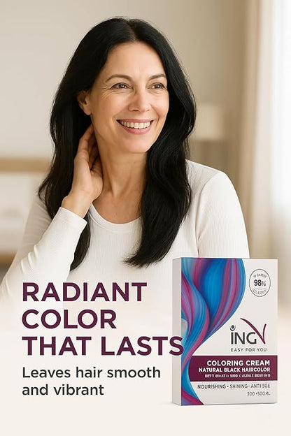 ING V Hair Color - Ammonia Free-Allergy Free - 1000ml